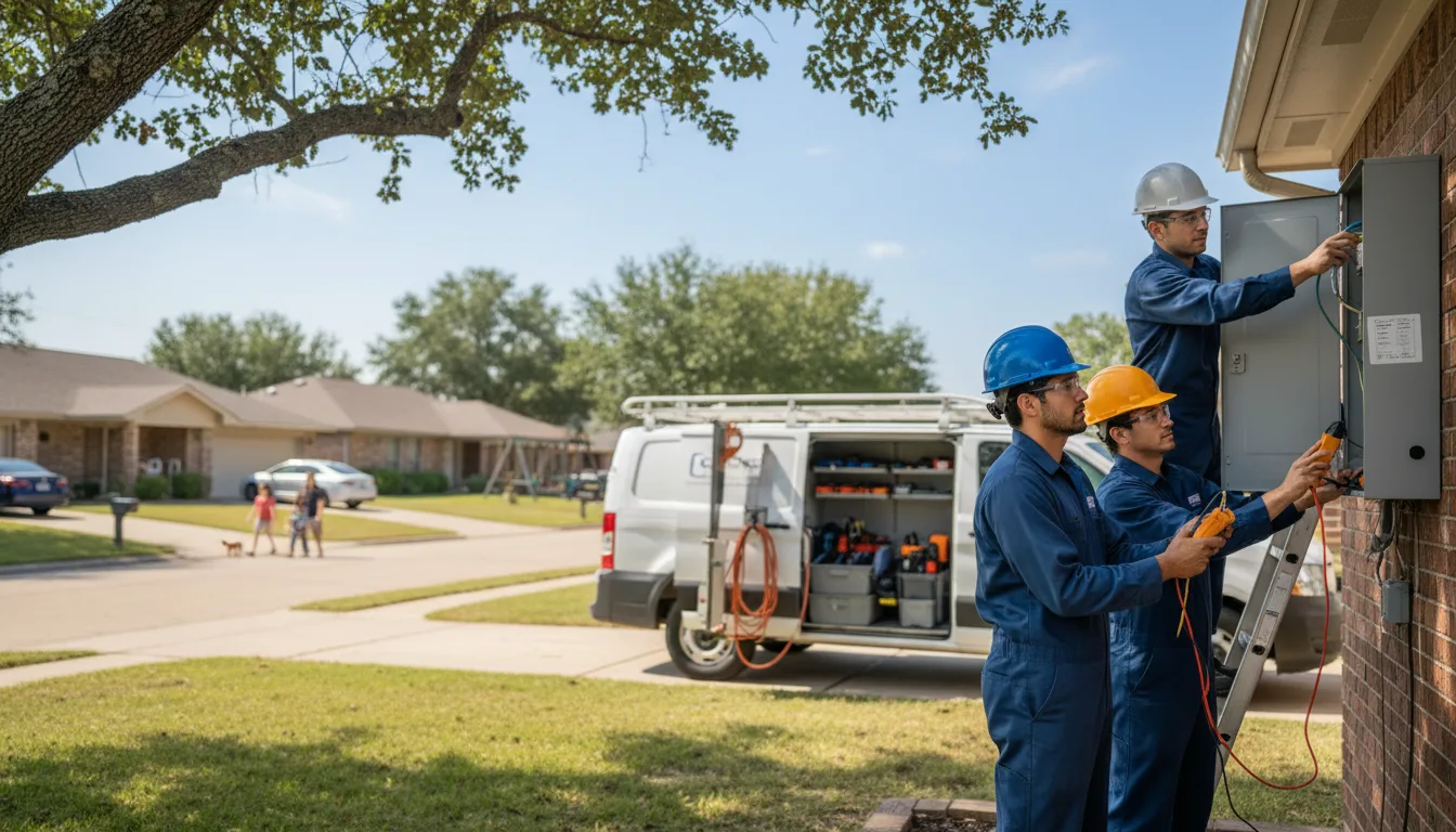 Certified electrician providing emergency electrical services in Glen Haven, WI